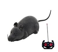 Générique Remote Control Mouse Cat Toy - Mimics Real Prey Motion, Dark Grey Flocking Surrface Finish, 280mm Length, 26 Foot Range, Durble ABS Construction Shell, for Interactive Play & Indoor Fun