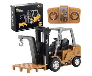 Générique Remote Control Rc Car, Wireless Engineering Vehicle Toy, Kids Racing Auto with Easy Steering Design, Durable Abs Build, Interactive Play Car with Modern Style, Outdoor Toy for Birthday Use