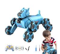 Générique Remote Control Robot Dog - 858g Gesture Sensing Stunt Car | Interactive Smart Puppy Toy | 8WD Programmable | LED Light Music Pet, Rechargeable Companion Gift, Kids Indoor Outdoor Play