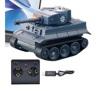 Générique Remote Control Tank, Mini Battle Toy, Stem Educational Vehicle, Rechargeable Battery Included, Realistic Movement, Green, Compact Size, Excellent for Boys Girls Classroom Activities