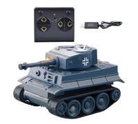 Générique Remote Control Toy, Interactive Vehicle Model, Realistic Rc Battle Tank, Sturdy Track Drive, Rotating Turret Toy for Indoor Playroom, Bedroom, Living Room, Home, Yard, Garden, Lawn, Patio
