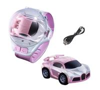 Générique Remote Control Watch Car, Rechargeable Design and Wearable Controller, Interactive Outdoor Toy for Kids, Hand-Eye Coordination, Fun Racing, Travel, Backyard, School Break
