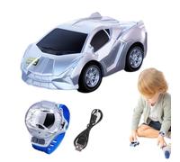 Générique Remote Control Watch Car, Rechargeable Design and Wearable Controller, Interactive Outdoor Toy for Kids, Hand-Eye Coordination, Fun Racing, Travel, Backyard, School Break