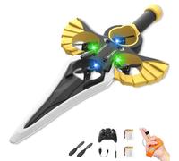Générique Remote Flying Sword, Gesture & Remote Control Rc Glider with 360° Stunts, 3-Speed Control, LED Lights, Long Flight Time, Lightweight Durable Design, Easy to Fly for Beginners