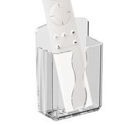 Générique Remote Holder - PP, 4.13x2.68in Phone Holder Wall Mount Space-Saving | Drill-Free Design Organizer, Adhesive Storage Rack For TV Remote, Smartphone, And Office Accessories