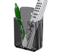 Générique Remote Holder - PP, 4.13x2.68in Phone Holder Wall Mount Space-Saving | Drill-Free Design Organizer, Adhesive Storage Rack For TV Remote, Smartphone, And Office Accessories