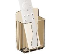Générique Remote Holder - PP, 4.13x2.68in Phone Holder Wall Mount Space-Saving | Drill-Free Design Organizer, Adhesive Storage Rack For TV Remote, Smartphone, And Office Accessories