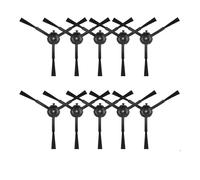 Générique Remplacement de la Brosse latérale, Compatible for S8 + Pro Q5 Q7 Q7Max Q8 Max S7 MaxV S6 Pure S5 S(Black 10PCs)