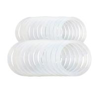 Générique Remplacement des joints de bocal - 10 joints de bocal en silicone - Joints en silicone Joints d'étanchéité hermétiques pour pot de mise en conserve à bouche régulière et large