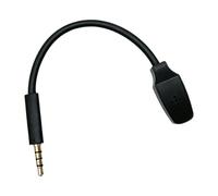 Générique Remplacement du Microphone à Perche pour Casque de réunion en Ligne, Bras Flexible de 16 cm et Prise 3, 5 mm à 4 Sections pour la Messagerie vocale, la Communication Travail de Bureau,