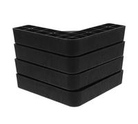 Générique Remplacement du Pied De Canapé-lit en Plastique Solide 4 Pièces | Cadre de lit, canapé-lit, profil bas, corps en plastique, rénovation de meubles