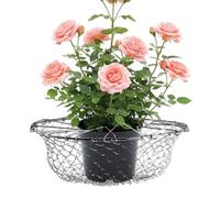 Générique Remplisseur de pot réglable, conteneur jardinière en acier inoxydable durable, panier fleurs suspendu avec Support chaîne, support jardin avec Style moderne, accessoire pour balcon