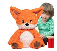 Générique Renard en Peluche, Doudou Peluche Mignon Coussin Câlin, Compagnon Doux, pour Adultes Chambre d'Bureau Canapé Lit Salle de Jeux Voiture Anniversaire Fêtes
