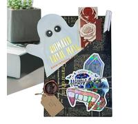 Générique Rencontre Surprise avec Un Livre De Sorcière Halloween,Livre Mystère - Univers De Fantômes Et Chauves-Souris Épouvantable pour Les Passionnés De Lecture Divertissement Amusant pour