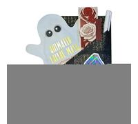 Générique Rencontre Surprise avec Un Livre d'halloween - Livre Mystère,Motif Chauve-Souris Fantôme Cadeau Lecteurs Passionnés Ados & Adultes