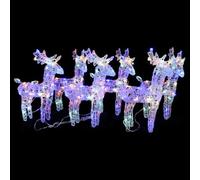 Générique Rennes de Noël 6 pcs 240 LED Multicolore Acrylique,Maison & Jardin,Décorations,Décorations de Noël & saisonnières,Éclairage de Noël,Multicolour,5.52 KG,3154262