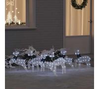 Générique Rennes LED 6 pcs Blanc Tissu,Maison & Jardin,Décorations,Décorations de Noël & saisonnières,Décorations de Noël,Blanc,7.89 KG,3385898