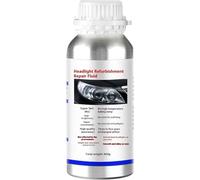 Générique Renovateur Phare Voiture/Moto,Liquide Restaurateur pour Phares Opacifiés Jaunis Ou Rayés,Nettoyant Réparateur Automobile (800ML)