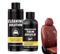 Générique Rénovateur Plastiques | Kit de Rénovation pour Détail Automobile - Nettoyage et Soin des Garnitures Résistant aux Rayures,Détail Garage Atelier SUV Camion