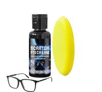Générique Réparation des Rayures sur Les Lunettes,Nettoyant Liquide Polissant,Éponge Nettoyante pour Rayures des Verres | pour Écran Téléphone Montre Lunettes De Soleil Appareil Photo Miroir
