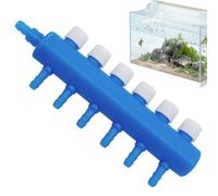 Générique Répartiteur d'air pour Aquarium - Valve De Contrôle d'air pour Pompe À Air D'aquarium Séparateur De Soupape À Levier De Contrôle De Débit d'air Multi-Ports Séparateur De Pompe À Air