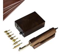 Générique Repasseur à Bords en Cuir 72 W, Portable, 7 têtes chauffantes, température réglable, Mise en Veille Automatique, pour Artisanat du Cuir