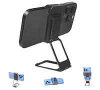 Générique Repertoireof/Statusun New Upgraded Back Clip Type 360° Folding Bracket, Metal Double Ring Square Phone Holder, Foldingsturdy for Variousof Smartphones (Black)