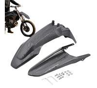 Générique Replace Mudguards - Motocross Carbon Fiber Textured Mudguards | Universal Protective Portable Carbon Fiber Guard for Motorcycles Motocross Dirt Bikes Road Outdoor