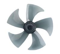 Générique Replacement Fan Leaves, Pedestal Fan Parts, with Multifunctional 5-Leaf Blowing Tool Design, Nut Cover for Living Room Home Workplace Outdoor Dining Area, 13.39x13.39 inches