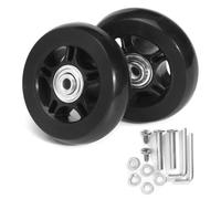 Générique Replacement Luggage Suitcase Spinner Wheels | Mute Trolley Case Universal Wheels, for Shopping Cart and Luggage