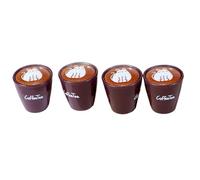 Générique Répliques de Tasses à café Professionnelles, Construction en résine Lisse, Accessoires Polyvalents pour magasins de Photographie, cafés, Ornement de Tasse à café en résine étanche