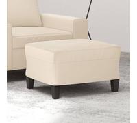 Générique Repose-Pied Beige 60x50x41 cm Tissu Microfibre,Meubles,Poufs,Beige,5.5 KG,349346