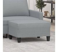 Générique Repose-Pied Gris Clair 70x55x41 cm Tissu,Meubles, Poufs,349347