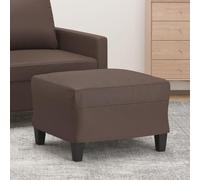 Générique Repose-Pied Marron 60x50x41 cm Similicuir,Meubles,Poufs,Brun,5.75 KG,349337