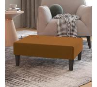 Générique Repose-Pied Marron 78x56x32 cm Velours,Meubles, Poufs, Brun (Poids 6KG)