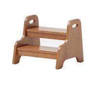 Générique Repose-Pieds en Bois Massif sous Le Bureau | Deux niveaux hauteurs différentes s'adapter à différentes situations,une large placer confortablement vos pieds(Color 2)