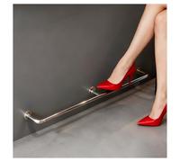 Générique Repose-Pieds Tubulaire Rond pour îlot de Bar/Cuisine, kit de Rail de Pied sous comptoir Commercial 16 14 12 10 9 8 7 6 5 4 3 Pieds, Barre de Pied Murale pour Bar de sous-Sol (argen