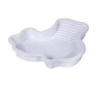 Générique Reptile Bathing Pool with Ramp, Amphibian Food Water Bowl Dish, 11.22x10.43x1.69 inches for Frogs Lizards Snakes Turtles Aquarium Tank Decor Feeding and Soaking Pet Habitat Accessory