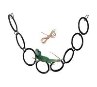 Générique Reptile Climbing Rings, Snake Habitat Accessories, Corn Snake Toy, Flexible Hanging Design, Bendable Wall Fixtures, for Youth, Bedroom, Display, Zoo Setup, and Home Decor
