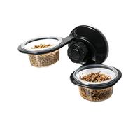 Générique Reptile Feed Dish, Terrarium Bowl Tray, Wall Mounted Feeder with Strong Suction Grip, Removable Feeding Cup with Easy Clean Design, Pet Supplies, Reptile Feed Dish for Animal Use