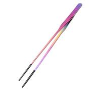 Générique Reptile Feeding Tongs, Straight and Curved Tweezers, Silicone Tip, Non-Slip Grip, Lightweight and Easy to Clean, for Pet Lizards Snakes Spiders Aquatic Plants Use, 10.63x10.39 inches