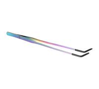 Générique Reptile Feeding Tongs, Straight and Curved Tweezers, Silicone Tip, Non-Slip Grip, Lightweight and Easy to Clean, for Pet Lizards Snakes Spiders Aquatic Plants Use, 10.63x10.39 inches
