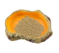 Générique Reptile Food Bowls - Reptile Water Dish | Reptiles Tank Water Basin Feeding Station for Snake | Feeding Station Reptîle Terrarium Bowls Decoration for Tank Tray