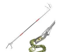 Générique Reptile Handling Pliers - Grabber Reacher, Crab Catching | Stainless Steel, Foldable Design, Wide Jaw, Multi Use, Snake Crab, Garden Park Garbage Pickup