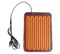 Générique Reptile Heat Pad - Adjustable 3 Temperature Terrarium Heater, Reptile Tank Warming Mat for Turtle Lizard Frog Snake Hermit Crab Small Animals Spider, Pet Heating Accessory, Black