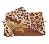 Générique Reptile Sleeping Bed - Soft Hamster Sleeping Bed Bag, Bearded Dragon Beed with Pillow Soft Warm Sleping Bag for Reptile Lizard Bearded Dragon Gecko Chinchilla Small Animal Nest House