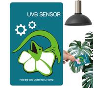 Générique Reptile Sunlight Radiation Tester Card,Sunlight Radiation Sensor Card | Schnelltestkarte für -Sonnenlichtstrahlungslampen - Über 500 Mal einfache Messkarte für Pflanzen und Gartenarbeiten
