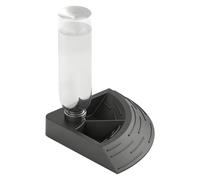 Générique Reptile Water Dispenser 2-in-1 Double Compartment Feeding Feeder