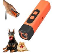 Générique Répulsif ultrasonique pour Chien, Dispositif de Dissuasion des aboiements pour Chien, Dispositif Anti-aboiement portatif 2-en-1 avec lumière LED, Moyens et Grands Chiens (1pcs)