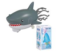 Générique Requin Dansant Électrique - Jouet Interactif Anti-Bourrage, Spray | Animal Relaxant Divertissement Garçons Famille Fête Intérieur Jardin Maison Anniversaire Vacances, Ludique Sensoriel